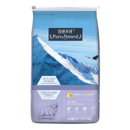 Pure&Natural 伯納天純 經(jīng)典系列 羊肉燕麥蔓越莓中大型犬幼犬狗糧 15kg
