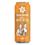 KARLSBRAU 卡斯布魯 KARLSBRU）小麥啤酒 500ml*24聽 整箱裝 德國原裝進口