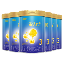 SANYUAN 三元 愛(ài)力優(yōu)幼兒配方奶粉3段（12-36個(gè)月）整箱裝（800克*6罐）