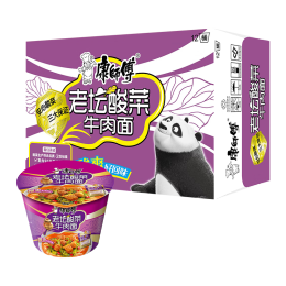 康師傅 老壇酸菜牛肉面 12桶