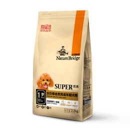 Nature Bridge 比瑞吉 優(yōu)選系列 胡蘿卜海藻泰迪貴賓成犬狗糧 2.2kg