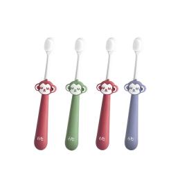 兒童軟毛牙刷寶寶0-1-2-3到6一12歲半以上牙膏嬰兒嬰幼兒乳牙小孩