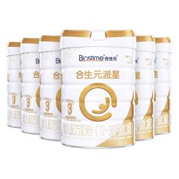 合生元派星A2版幼兒配方牛奶粉3段乳橋蛋白900g6罐進(jìn)口奶粉囤貨裝