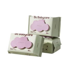 babycare嬰兒濕巾紙新生手口專用寶寶兒童實(shí)惠大包裝70抽3包