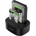 ORICO 奧?？?3.5英寸 雙盤(pán)位SATA硬盤(pán)底座 USB3.0 6228US3-C