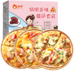 俏儂 披薩組合裝 3口味 750g（意式香腸味+美式培根味+黑椒牛肉味）