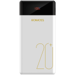 ROMOSS 羅馬仕 LT20 Pro 移動(dòng)電源 白色 20000mAh Micro-B/Lightning/Type-C 18W 雙向快充