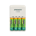 PISEN 品勝 HR15/51 5號鎳氫充電電池 1.2V 2500mAh 4粒裝 充電套裝