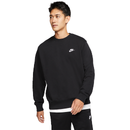 NIKE 耐克 SPORTSWEAR CLUB 男子運(yùn)動(dòng)衛(wèi)衣 BV2667-010 黑/白 XL