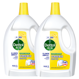 Dettol 滴露 衣物消毒液除菌液 高效殺菌除螨除味內(nèi)衣褲清潔 搭配洗衣柔順液用 檸檬3L*2大瓶