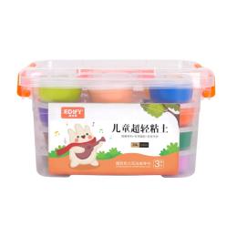 捏呀捏超輕粘土24色橡皮泥彩泥幼兒園手工diy黏土36色玩具套裝