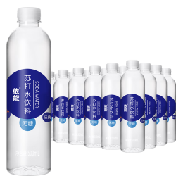 yineng 依能 加鋅 無糖無汽弱堿 蘇打水飲料 500ml*24瓶 塑膜裝