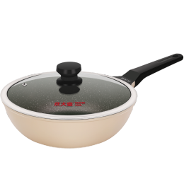 COOKER KING 炊大皇 不粘鍋28cm炒鍋日式炒菜鍋具電磁爐燃?xì)饷簹庠蠲骰鹜ㄓ肂49780