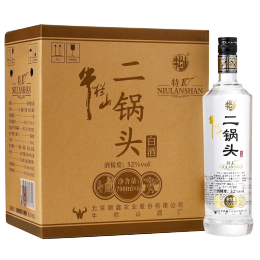 Niulanshan 牛欄山 二鍋頭 特10 52%vol 清香型白酒 700ml*6瓶 整箱裝