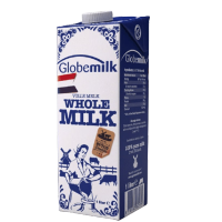 荷高（Globemilk）荷兰原装进口全脂纯牛奶1L*6盒 整箱装 高钙3.7优质乳蛋白 