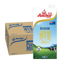 Anchor 安佳 全脂純牛奶 1L*12整箱裝