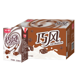 Bright 光明 巧風(fēng)巧克力味含乳飲料250ml*24盒