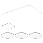 22日20點：NVC Lighting 雷士照明 光鴻系列 LED客廳燈+方臥燈+圓臥燈*3 銀色