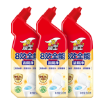vewin 威王 潔廁靈8效全能廁所清潔劑馬桶去味除菌500g*3瓶