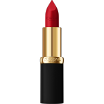 L'OREAL PARIS 巴黎歐萊雅 紛澤滋潤(rùn)唇膏 215 清新番茄紅 3.7g（贈(zèng) 吸油棒粉底液5ml+會(huì)員加贈(zèng)卸妝水95ml））