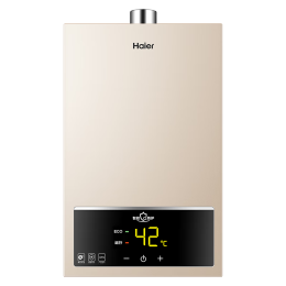 Haier 海爾 12升燃?xì)鉄崴魈烊粴馑畾怆p調(diào)恒溫五重凈化健康ECO節(jié)能開機(jī)自檢多重安防家用JSQ22-12UTS(12T)