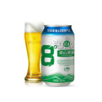 青島嶗山啤酒LAOSHAN BEER 8度 清爽黃啤 330ml*24聽(官方自營TK)