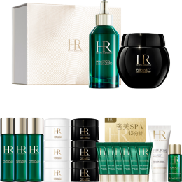 HELENA RUBINSTEIN 赫蓮娜 護膚套裝 (綠寶瓶 精華露50ml+黑繃帶面霜 50ml+贈潔面20ml*5+ 黑繃帶5ml*3+白繃帶5ml*3+繃帶面膜5ml*2+新肌水30ml*5+新肌水30ml+潔面20ml+spa美容券)
