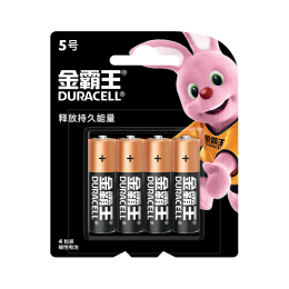DURACELL 金霸王 5號堿性電池干電池 4粒裝