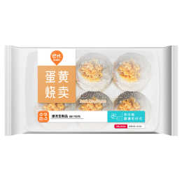 巴比 咸蛋黄烧卖 420g 6只装 家庭儿童早餐 烧麦 馒头早点 速食方便菜