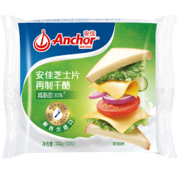 Anchor 安佳 減脂肪30% 芝士片 250g