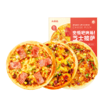HITOMORROW 大希地 覺悟吧烤箱！芝士披薩（美式培根味+果蔬牛肉味+秘制雞肉味）540g