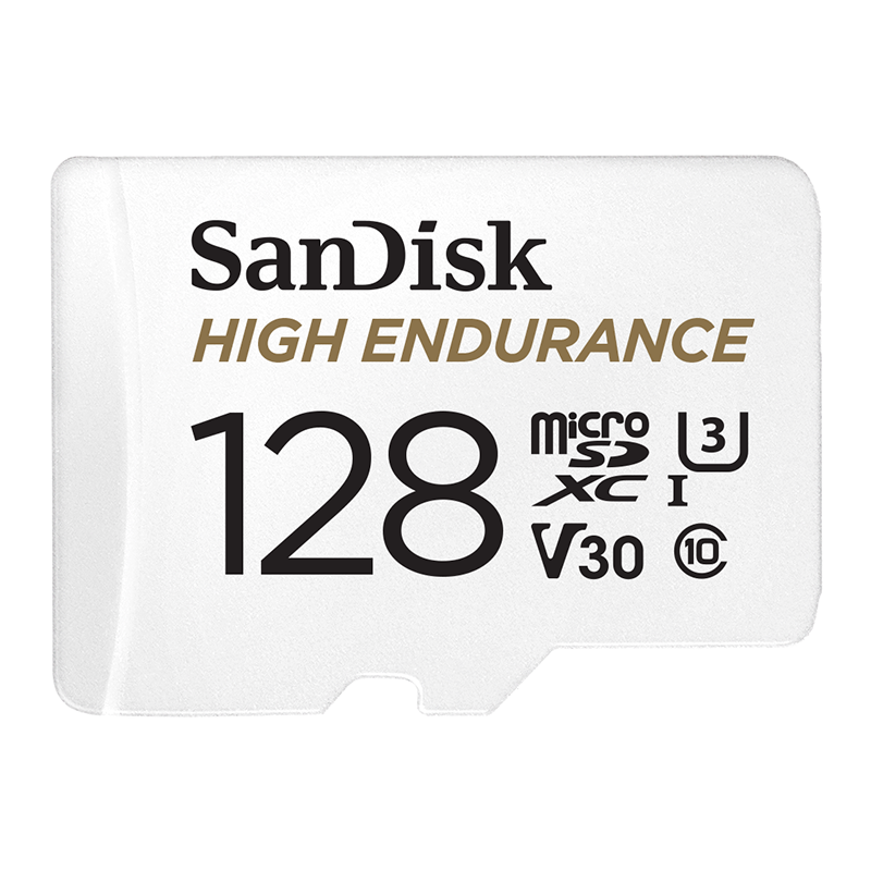 闪迪（SanDisk）128GB TF（MicroSD）内存卡 4K V30 U3 行车记录仪&安防监控内存卡 读速100MB/s 家庭监控存储卡