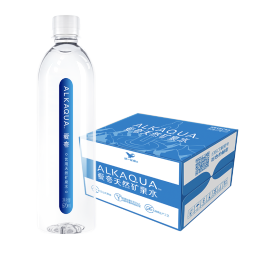 统一 ALKAQUA 爱夸  饮用天然矿泉水 570mlX24瓶/箱 整箱 