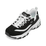 SKECHERS 斯凱奇 D'LITES系列 D'lites 女子休閑運動鞋 11959/BKW 黑色 37