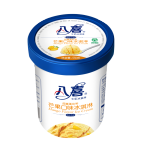八喜冰淇淋 芒果口味550g*1桶 家庭裝 生牛乳冰淇淋桶裝