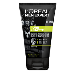 L'OREAL PARIS 巴黎歐萊雅 男士黑魔力凈黑頭3合1潔面膏 150ml