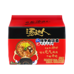 湯達(dá)人 統(tǒng)一 湯達(dá)人 韓式辣牛肉湯面 125克*5包 5合一 煮食風(fēng)味更佳