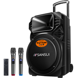 SANSUI 山水 A12-66 12英寸重低音廣場(chǎng)舞拉桿音箱