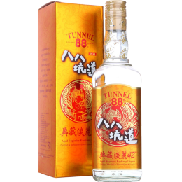 八八坑道 典藏淡麗 清香型白酒42度600ml*6瓶 88坑道臺灣高粱酒
