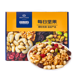京東京造 X 京東每日堅(jiān)果900g（30g*30袋）禮盒零食大禮包