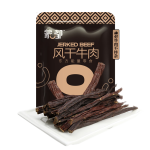 蒙都 超干粗條牛肉干 原味200g 約九成風(fēng)干 零食 肉干肉脯 清真