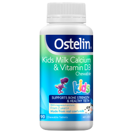 ostelin奥斯特林儿童牛乳钙镁锌VD3咀嚼片 90粒  2-13岁 澳洲进口