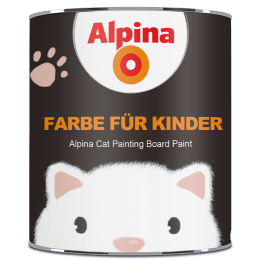 Alpina 阿爾貝娜 喵喵畫板兒童房乳膠漆 1L