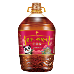 鲤鱼四川 低芥酸蜀香 小榨浓香 压榨非转基因菜籽油5L 金龙鱼荣誉出品
