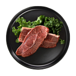 HONDO 恒都 國(guó)產(chǎn)板腱原切牛排套餐 5-7片 600g