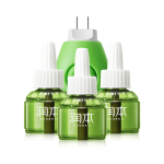 潤本（RUNBEN）防蚊液電蚊香液90晚大容量45ml×3+1器蚊香液驅蚊液嬰兒無香型