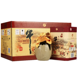 牛栏山 百年陈酿 三牛 浓香型 白酒 36度 500ml*6瓶 整箱装