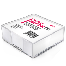 deli 得力 91×87mm/300頁(yè)帶盒便簽紙便條紙便簽本辦公用品 7600