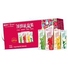 MENGNIU 蒙牛 真果粒牛奶飲品（草莓+蘆薈+椰果+桃果粒）250g*24新舊包裝切換