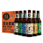京A 艾爾啤酒組合裝 4口味 330ml*6瓶（工人淡色艾爾啤酒330ml+飛拳印度淡色啤酒330ml*2瓶+凸豪金比爾森啤酒330ml+阿白小麥啤酒330ml*2瓶）